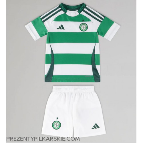 Stroje piłkarskie Celtic Koszulka Podstawowej dla dzieci 2024-25 Krótki Rękaw (+ szorty)